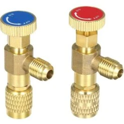 Vanne De Charge De Refrigerant R12 R410, Soupape De Securite De Liquide Refrigerant De Climatisation Vannes De Controle De Debit En Cuivre Soupape De Securite En Cuivre Et Fluor