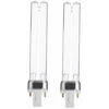 SEENLIN Lot De 2 Stérilisateurs UV Pour Réservoir De Poissons D'aquarium, Purificateur, Ampoule De Remplacement UV Germicide, Base 9 W G23