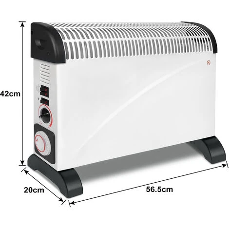Convecteur Mobile Convecteur Chauffage électrique 2000W Radiateur Soufflant Avec Minuterie Et Ventilateur, Thermostat Chauffage HENGMEI 2 Convecteur Mobile Convecteur Chauffage électrique 2000W Radiateur Soufflant Avec Minuterie Et Ventilateur, Thermostat Chauffage HENGMEI – Image 2