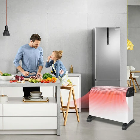 Convecteur Mobile Convecteur Chauffage électrique 2000W Radiateur Soufflant Avec Minuterie Et Ventilateur, Thermostat Chauffage HENGMEI 5 Convecteur Mobile Convecteur Chauffage électrique 2000W Radiateur Soufflant Avec Minuterie Et Ventilateur, Thermostat Chauffage HENGMEI – Image 5