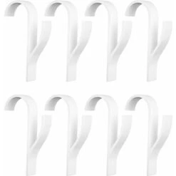 Rabais Lot De 8 Crochets Pour Sèche-serviettes Chauffants Pour Salle De Bain, Cuisine, Toilettes