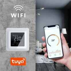 EcoPRO-150 Kit Carrelage, Pierre, Chape 150 W/m² + Thermostat MCS 750 WiFi Blanc 1.0 M² -Atlantic Magasin 90399213 5