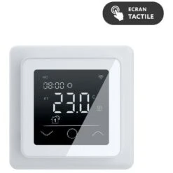 EcoPRO-150 Kit Carrelage, Pierre, Chape 150 W/m² + Thermostat TP 750 Tactile Blanc 1.0 M² -Atlantic Magasin 90399340 5