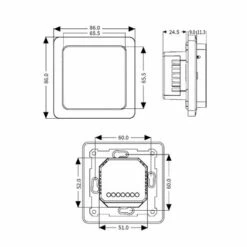 AluPRO 150 - Kit Sols Flottants 150 W/m² + Thermostat TP 750 Tactile Blanc 1.0 M² -Atlantic Magasin 90536690 5
