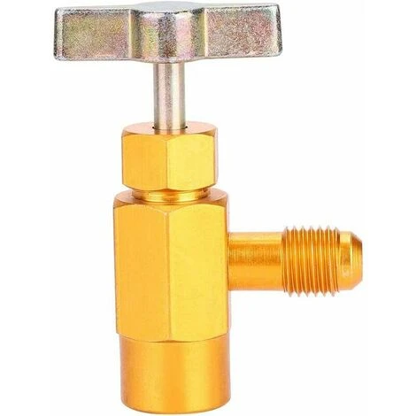 1/4"adaptateur De Filetage SAE R-134a R-134 AC Robinet De Réfrigérant Peut Distributeur Outil De Valve 1/2" Filetage Acme 1 1/4"adaptateur De Filetage SAE R-134a R-134 AC Robinet De Réfrigérant Peut Distributeur Outil De Valve 1/2" Filetage Acme