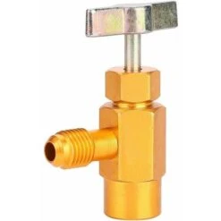 1/4"adaptateur De Filetage SAE R-134a R-134 AC Robinet De Réfrigérant Peut Distributeur Outil De Valve 1/2" Filetage Acme 7 1/4"adaptateur De Filetage SAE R-134a R-134 AC Robinet De Réfrigérant Peut Distributeur Outil De Valve 1/2" Filetage Acme -Atlantic Magasin 90618551 3