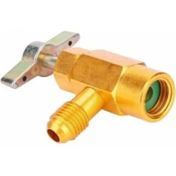 1/4"adaptateur De Filetage SAE R-134a R-134 AC Robinet De Réfrigérant Peut Distributeur Outil De Valve 1/2" Filetage Acme 9 1/4"adaptateur De Filetage SAE R-134a R-134 AC Robinet De Réfrigérant Peut Distributeur Outil De Valve 1/2" Filetage Acme -Atlantic Magasin 90618551 5