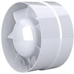 Ventilateur Extracteur D'air, économique 150mm, 18W/320m³, Extracteur Axial Conduit En Ligne : Salle De Bain, Cuisine