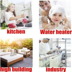 Pompe De Circulation,Circulateur Eau Chaude Froide,Automatique Pompe à Eau Chaude Sanitairesystème De Chauffage Central Domestique1800L/H 100W/10bar Pompe De TransfertMax Tête 9m -Atlantic Magasin 91372409 5