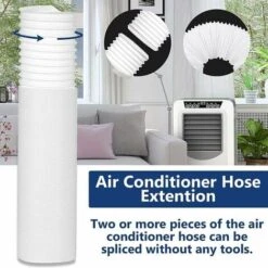 Tuyau Climatiseur Mobile, Tuyau D'évacuation D'air En Pvc Flexible Tube De Ventilation Universel Tuyau Kit Pour Climatiseur Mobile Diamètre (15CM Diamètre 200CM Longueur) -Atlantic Magasin 92151020 3