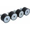 4x M8 Supports En Caoutchouc Amortisseurs Anti-Vibration Silentblock Bobbins(VD3020 M823)