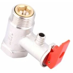 Valve De Sécurité 1/2", 0,9 MPa Valve En Laiton Nickelé ​pour Chauffe-eau -Atlantic Magasin 92680136 4