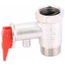 Valve De Sécurité 1/2", 0,9 MPa Valve En Laiton Nickelé ​pour Chauffe-eau -Atlantic Magasin 92680136 5
