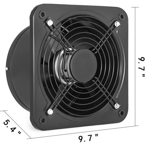 VEVOR Ventilateur DeExtraction 250 Mm, Extracteur DeAir Industriel Commercial, Ventilation Murale En Metal, Ventilateur Aspiration Ventilation Volume DeAir 2030 M³/h, Ventilateur Silencieux, Atelier 2 VEVOR Ventilateur DeExtraction 250 Mm, Extracteur DeAir Industriel Commercial, Ventilation Murale En Metal, Ventilateur Aspiration Ventilation Volume DeAir 2030 M³/h, Ventilateur Silencieux, Atelier – Image 2