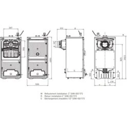 Chaudière Bois Klimosz Wally S 4 Avec Régulateur De Tirage à Chainette 7 Chaudière Bois Klimosz Wally S 4 Avec Régulateur De Tirage à Chainette -Atlantic Magasin 94372754 4