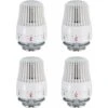 Lot De 4 Tête Thermostatique, Tête De Remplacement De Vanne De Radiateur, Robinet Thermostatique Radiateur