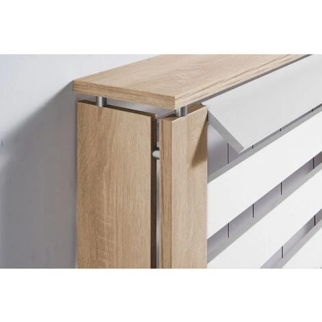 TOPKIT Couverture De Radiateur Victoria 3062 60 Cm De Large Petit Cache-radiateur Design élégant Chêne Blanc 2 TOPKIT Couverture De Radiateur Victoria 3062 60 Cm De Large Petit Cache-radiateur Design élégant Chêne Blanc – Image 2
