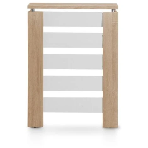 TOPKIT Couverture De Radiateur Victoria 3062 60 Cm De Large Petit Cache-radiateur Design élégant Chêne Blanc 4 TOPKIT Couverture De Radiateur Victoria 3062 60 Cm De Large Petit Cache-radiateur Design élégant Chêne Blanc – Image 4