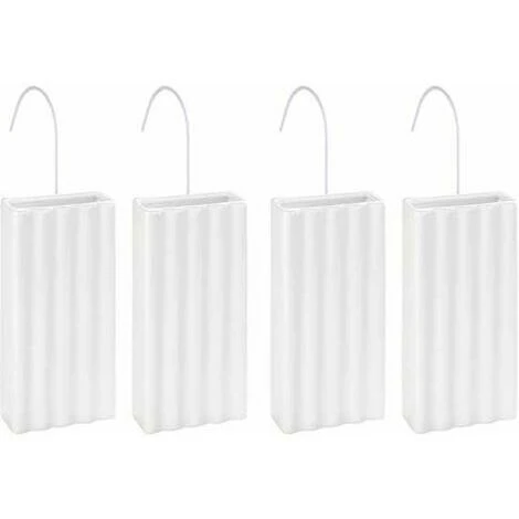 Olhetc Saturateur Radiateur, Humidificateur Radiateur En Céramique Blanche, Lot De 4 5 Olhetc Saturateur Radiateur, Humidificateur Radiateur En Céramique Blanche, Lot De 4 – Image 5