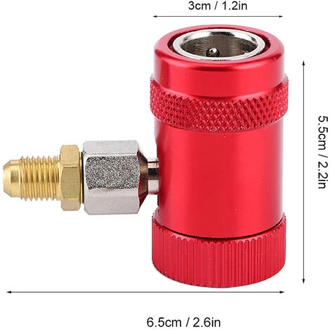 Adaptateur De Port De Service De Climatiseur à Raccords Rapides Professionnels Adapté Aux Réfrigérants R1234yf 2 Adaptateur De Port De Service De Climatiseur à Raccords Rapides Professionnels Adapté Aux Réfrigérants R1234yf – Image 2