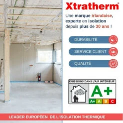 Dalles Isolantes Polyuréthane XTRATHERM - 7 Dalles - R=2.60 - Ep 57mm - 1,2 X 1m - 8,4 M2 9 Dalles Isolantes Polyuréthane XTRATHERM - 7 Dalles - R=2.60 - Ep 57mm - 1,2 X 1m - 8,4 M2 -Atlantic Magasin 95175903 5