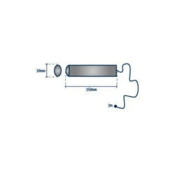 Anode à Pendre Cable 3 M - ORANGEMARINE -