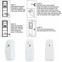 Aérosol Automatique 300 ML, Pulvérisateur D'aérosol De Parfum Outil De Pulvérisation Automatique De Parfum -Atlantic Magasin 95346937 4