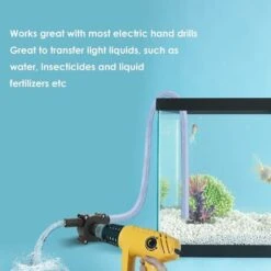 Portable Mini Perceuse Électrique Pompe Perceuse À Main Alimenté Pompe À Eau Moteurs Diesel Huile Liquide Eau Main Pompes De Transfert Auto-Amorçantes Vitesse De Pompage Rapide -Atlantic Magasin 95415108 3