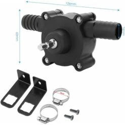Portable Mini Perceuse Électrique Pompe Perceuse À Main Alimenté Pompe À Eau Moteurs Diesel Huile Liquide Eau Main Pompes De Transfert Auto-Amorçantes Vitesse De Pompage Rapide -Atlantic Magasin 95415108 5
