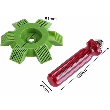 Condenseur Radiateur Fin Lisseur Cleaner Peigne Râteau Air Conditionné Outil Climatiseur Voiture Automobile A/C 2 Condenseur Radiateur Fin Lisseur Cleaner Peigne Râteau Air Conditionné Outil Climatiseur Voiture Automobile A/C – Image 2