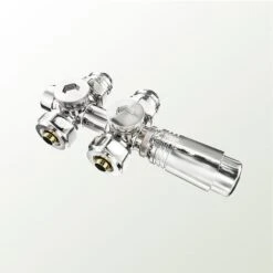 S'AFIELINA Thermostat De Radiateur Set Multibloc Pour Radiateur Robinetterie De Raccordement Pour Radiateur De Salle De Bain, Chrom (1 Pc) Thermostat Bloc Robinet Vanne Accessoires De Chauffage Forme