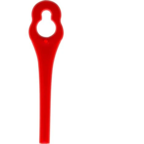 100pcs Lames En Plastique De Rechange Pour Coupe Bordure Lame De Tondeuse à Gazon Lames Pour Débroussailleuse Sans Fil Lames De Coupe De Remplacement Pour Jardin Pelouse (L83 Rouge 10×5mm) 2 100pcs Lames En Plastique De Rechange Pour Coupe Bordure Lame De Tondeuse à Gazon Lames Pour Débroussailleuse Sans Fil Lames De Coupe De Remplacement Pour Jardin Pelouse (L83 Rouge 10×5mm) – Image 2