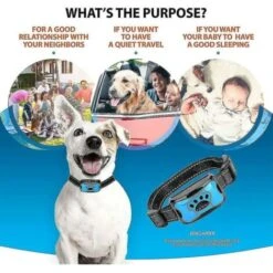 Miofth 3 In1 Collier Anti-aboiement Pour Chien Dispositif D'aboiement Excessif Sûr Inoffensif & Formation Anti-aboiements Sans Cruauté 7 Miofth 3 In1 Collier Anti-aboiement Pour Chien Dispositif D'aboiement Excessif Sûr Inoffensif & Formation Anti-aboiements Sans Cruauté -Atlantic Magasin 96762894 3