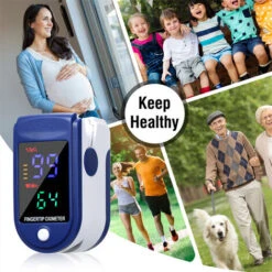 Oxymètre De Doigt Professionnel , Oxymètre De Pouls Électronique Numérique Avec Moniteur De Fréquence Cardiaque, Ecran LED-Étui/Lanière Inclus-Blanc Et Bleu 7 Oxymètre De Doigt Professionnel , Oxymètre De Pouls Électronique Numérique Avec Moniteur De Fréquence Cardiaque, Ecran LED-Étui/Lanière Inclus-Blanc Et Bleu -Atlantic Magasin 96762981 3