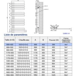 Meykoers Radiateur Sèche-serviette Eau Chaude 899x400mm Sèche-serviettes, Lames Plates Ouverture Latérale - Anthracite 9 Meykoers Radiateur Sèche-serviette Eau Chaude 899x400mm Sèche-serviettes, Lames Plates Ouverture Latérale - Anthracite -Atlantic Magasin 96789796 5