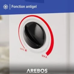 AREBOS Convecteur Électrique Radiateur Avec Thermostat Réglable 2000 W Antigel Montage Mural -Atlantic Magasin 9680380 4