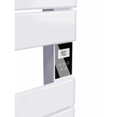 Sèche-serviette électrique Sans Fluide 500W H.101xL60cm Bestherm Hanae Blanc 2 Sèche-serviette électrique Sans Fluide 500W H.101xL60cm Bestherm Hanae Blanc – Image 2