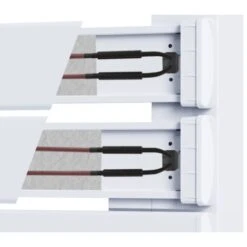 Sèche-serviette électrique Sans Fluide 500W H.101xL60cm Bestherm Hanae Blanc 9 Sèche-serviette électrique Sans Fluide 500W H.101xL60cm Bestherm Hanae Blanc -Atlantic Magasin 97365793 5