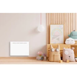 Radiateur électrique Fixe à Inertie Sèche Céramique 1000W Bestherm Atlas Horizontal Blanc -Atlantic Magasin 97365802 5