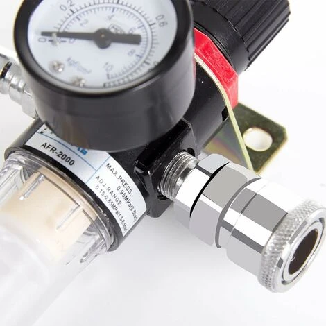 Filtre Régulateur Pour Air Comprimé 1/4" - Anti-humidité - Lubrificateur 4 Filtre Régulateur Pour Air Comprimé 1/4" - Anti-humidité - Lubrificateur – Image 4
