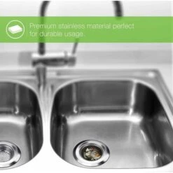 Ensemble De 2 Crépines De Vidange, évier De Cuisine En Acier Inoxydable, Baignoire De Douche, Crépine De Filtre D'évier, Crépine De Vidange 2 Pièces, Différentes Tailles Sont Pour Crépine Universelle, -Atlantic Magasin 97632474 5