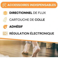 Trame Chauffante électrique 140 W/m² En Aluminium Prêt à Poser : L 2,0 M X L 0,50 M - 140 W 8 Trame Chauffante électrique 140 W/m² En Aluminium Prêt à Poser : L 2,0 M X L 0,50 M - 140 W -Atlantic Magasin 9763984 4