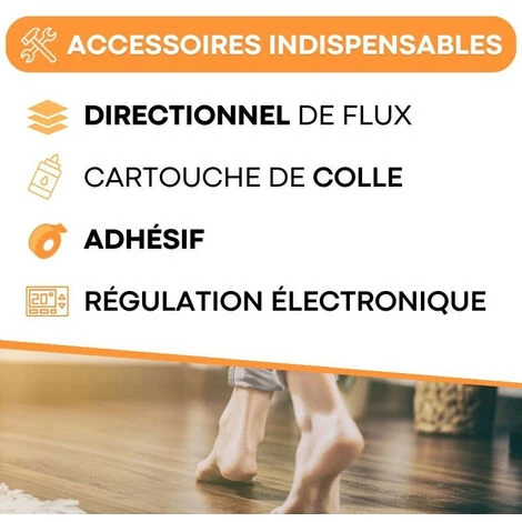 Trame Chauffante électrique 140 W/m² En Aluminium Prêt à Poser : L 2,0 M X L 0,50 M - 140 W 4 Trame Chauffante électrique 140 W/m² En Aluminium Prêt à Poser : L 2,0 M X L 0,50 M - 140 W – Image 4