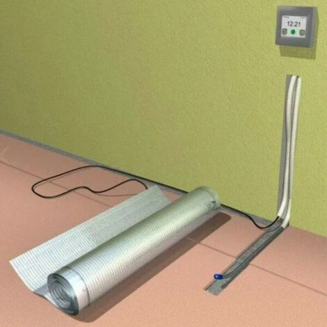 Trame Chauffante électrique 140 W/m² En Aluminium Prêt à Poser : L 2,0 M X L 0,50 M - 140 W 5 Trame Chauffante électrique 140 W/m² En Aluminium Prêt à Poser : L 2,0 M X L 0,50 M - 140 W – Image 5