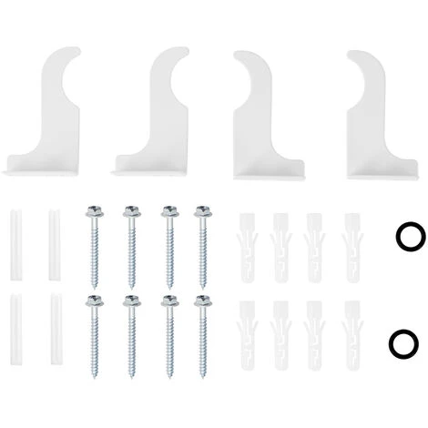 Heilmetz Support Pour Radiateur Support Mural Universel Pour Radiateur à Colonne Verticale Blanc 1 Heilmetz Support Pour Radiateur Support Mural Universel Pour Radiateur à Colonne Verticale Blanc