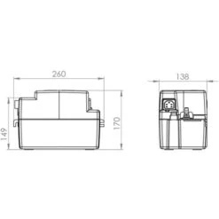 SFA Pompe De Relevage De Condensats Pour Chaudières SANICONDENS Eco V.02 SK6ECO -Atlantic Magasin 99351215 3
