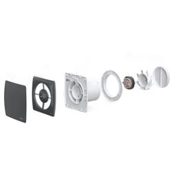 Hotte Aspirante Silencieuse Pour Salle De Bains, Ventilateur De Fenêtre Et Mural Pour Cuisines, Salles De Bains, Vérandas Et Garages Avec Interrupteur à Cordon - 5" (sans Interrupteur à Cordon) 8 Hotte Aspirante Silencieuse Pour Salle De Bains, Ventilateur De Fenêtre Et Mural Pour Cuisines, Salles De Bains, Vérandas Et Garages Avec Interrupteur à Cordon - 5" (sans Interrupteur à Cordon) -Atlantic Magasin 99598580 4