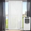 Joint De Porte Pour Climatiseurs Mobiles, 90 210 Cm Kit Calfeutrage Climatiseur Porte Fenetre, Facile à Installer Ne Nécessite Aucun Perçage Pour Toutes Les Portes